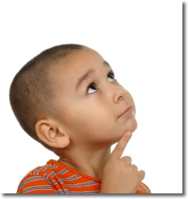 Questioning child Questioning child